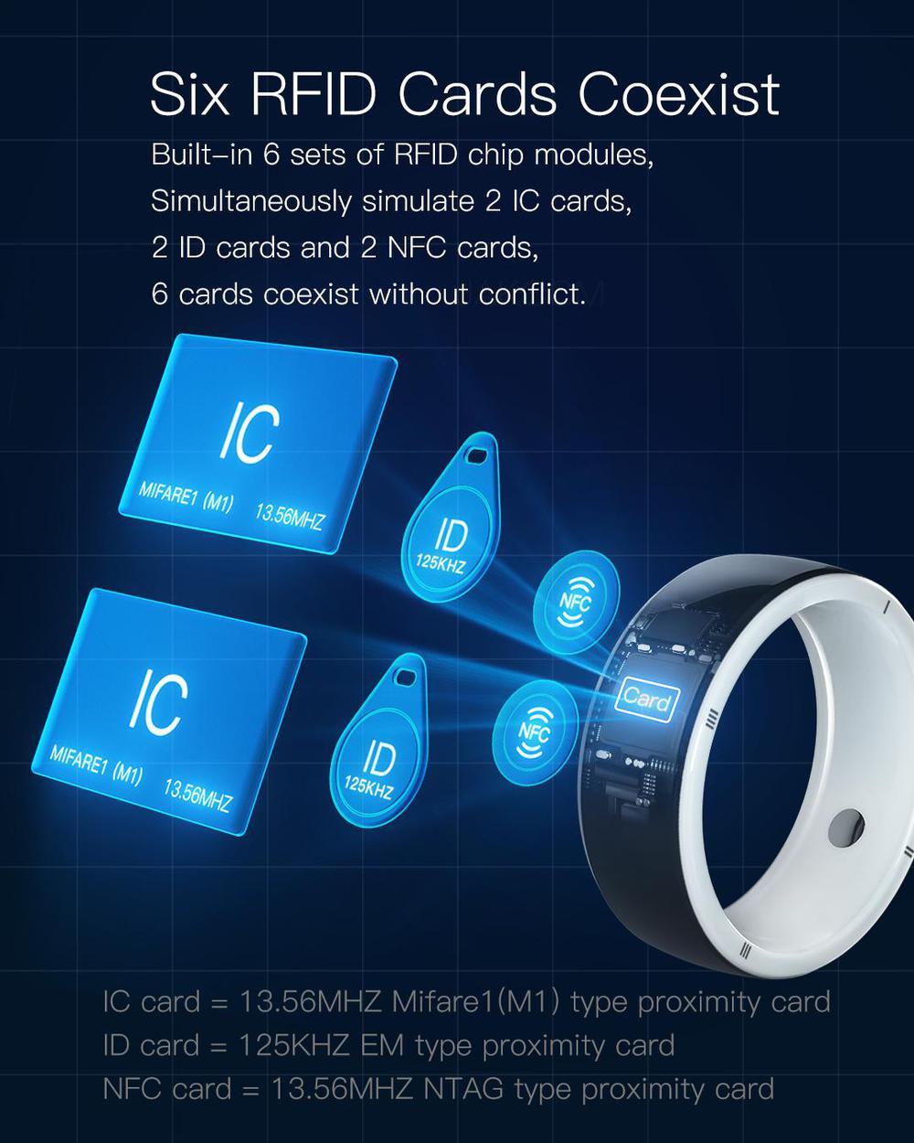 Fashion Personality Ring Smart Wearable Device