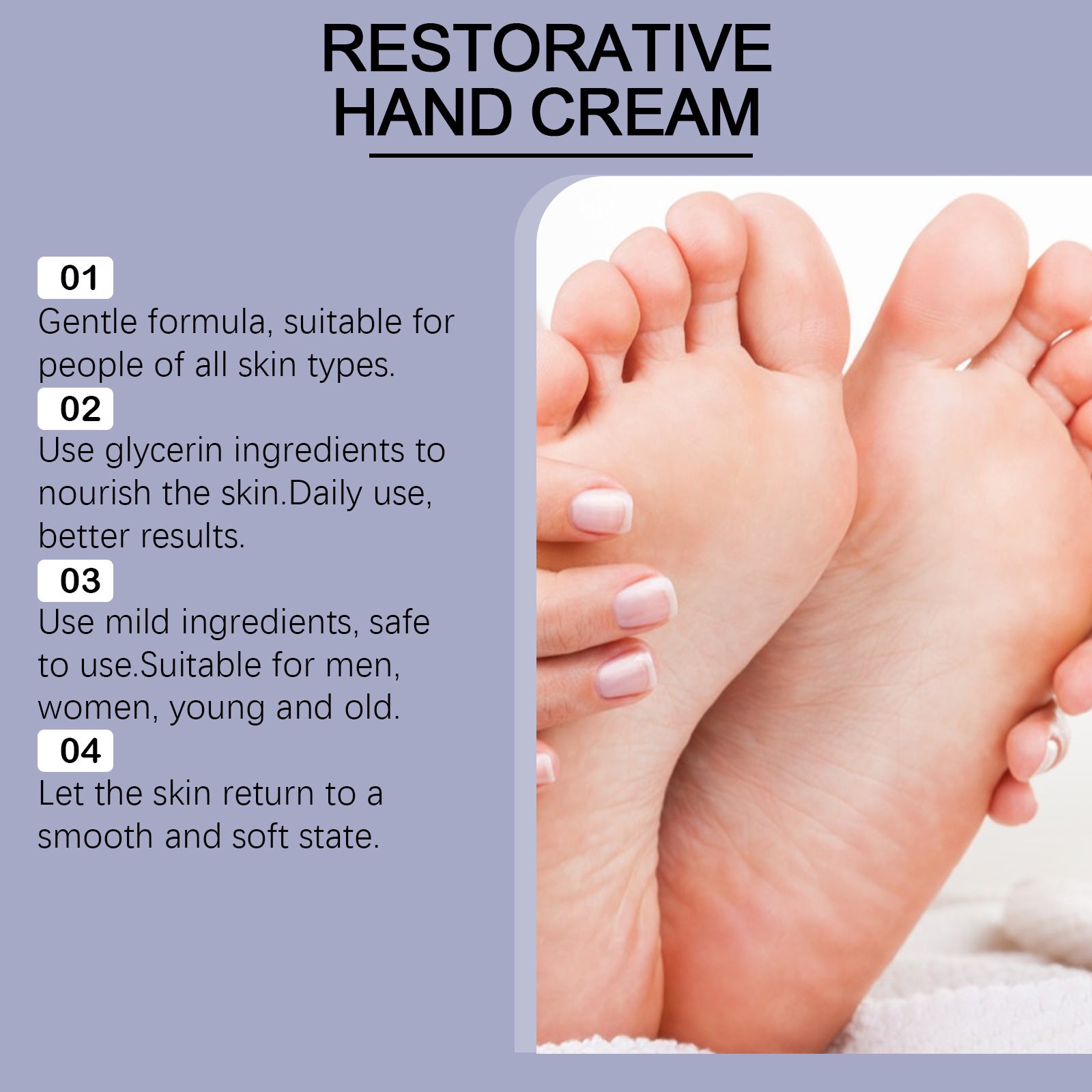 Exfoliating Gentle Nourishing Tender Care Hand Foot Skin