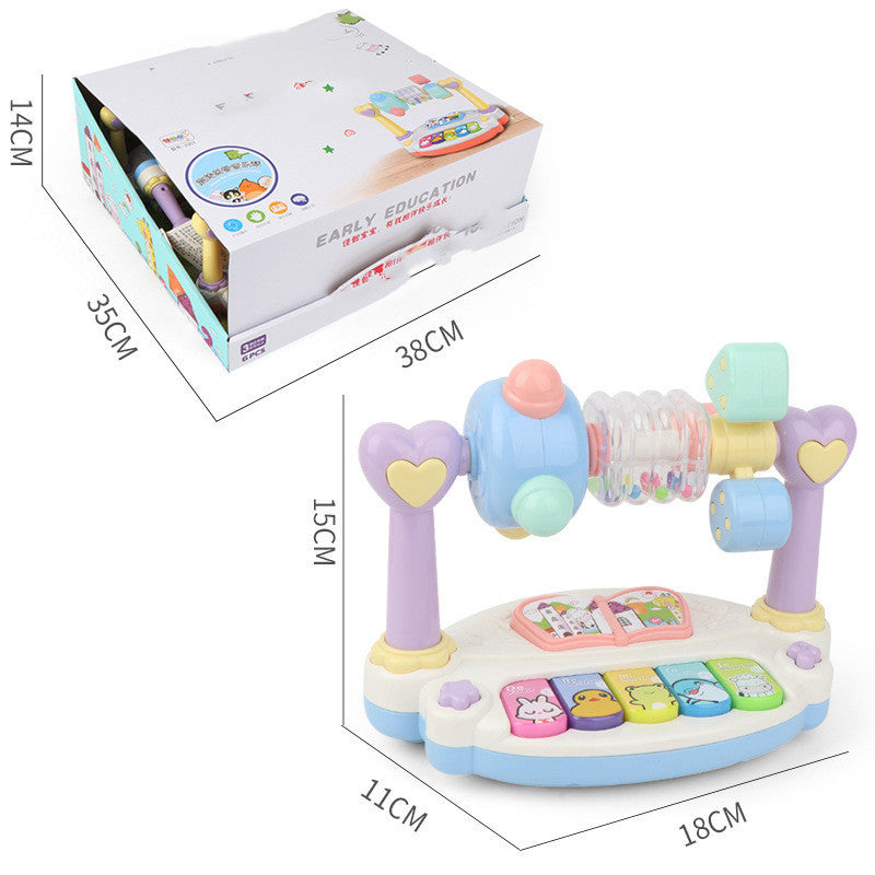Music Children's Rotating Electronic Organ Early Education Toy