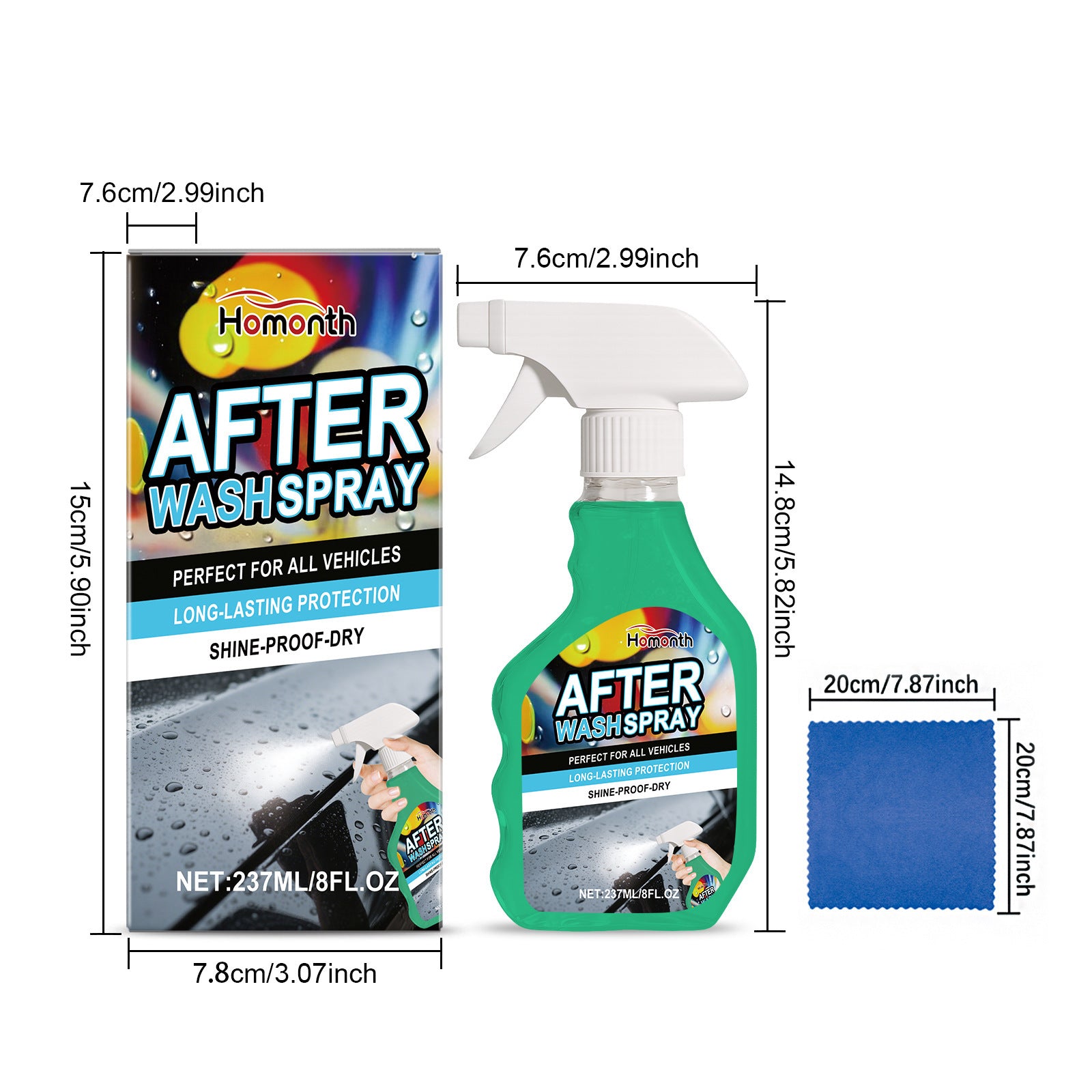 Car Care Spray Package Brightens