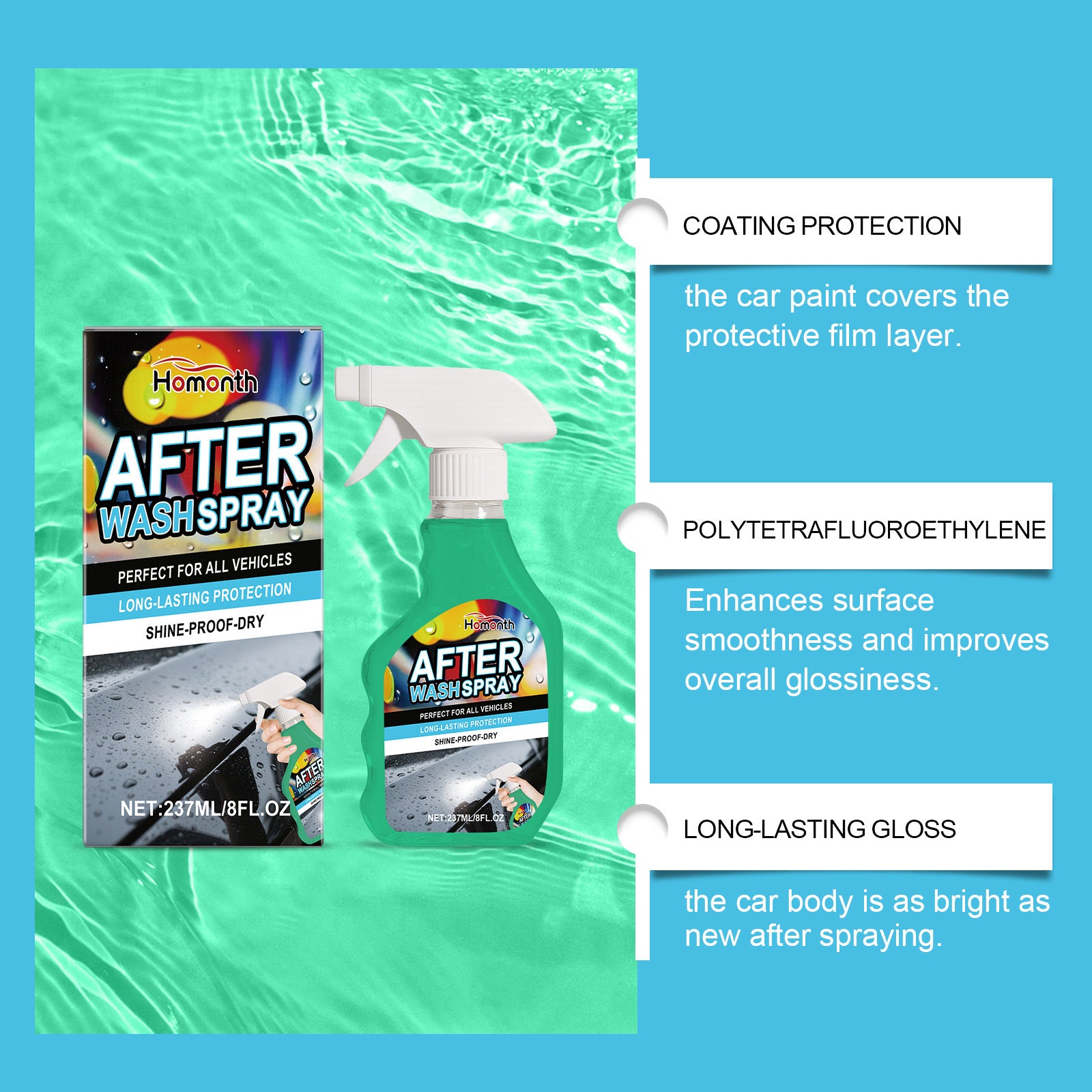 Car Care Spray Package Brightens