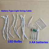 Moon Lighting Chain Battery Christmas Decoration