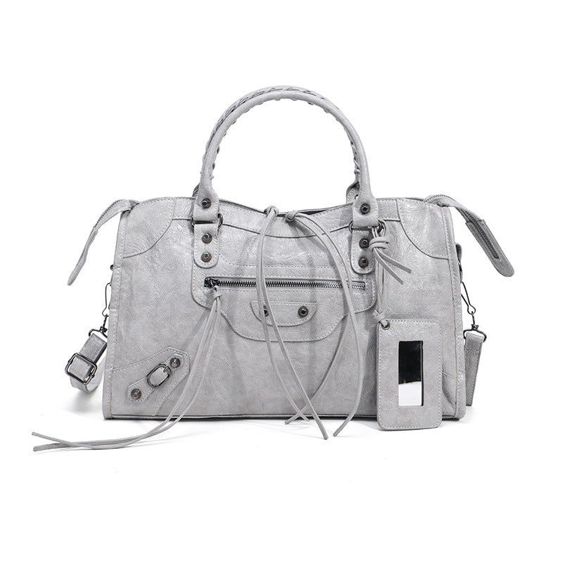 Tassel Women's Motorcycle Bag Portable Shoulder