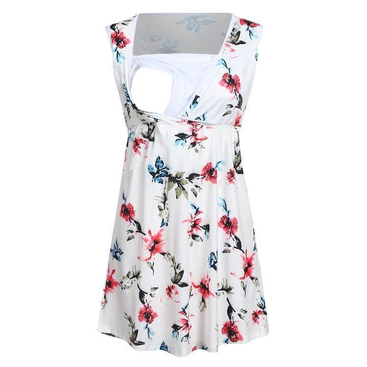 Занони ҳомиладор Floral Printed Vest Модари