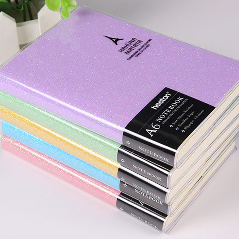 Plastic-Bound Shiny Notepad Stationery