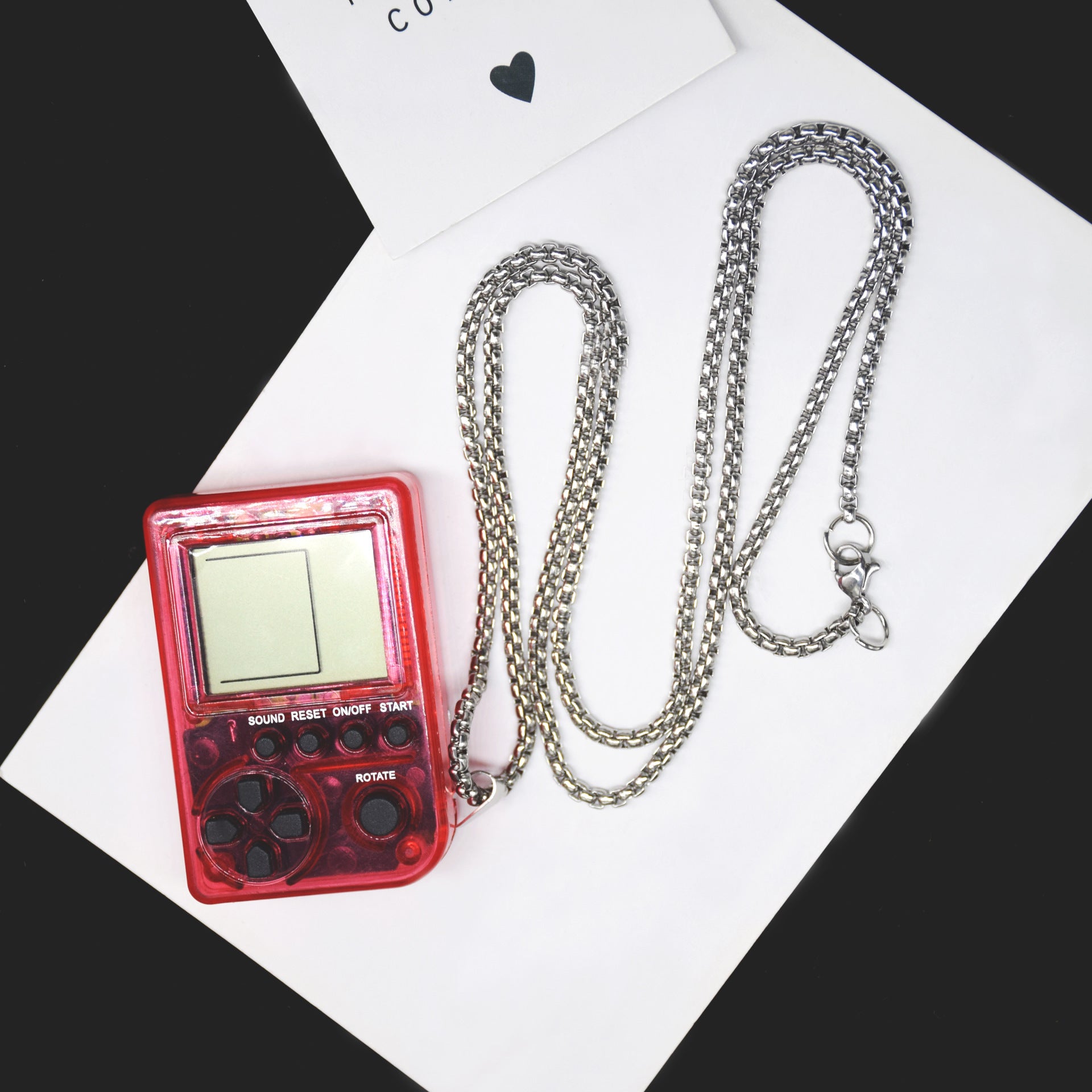 Retro game console necklace