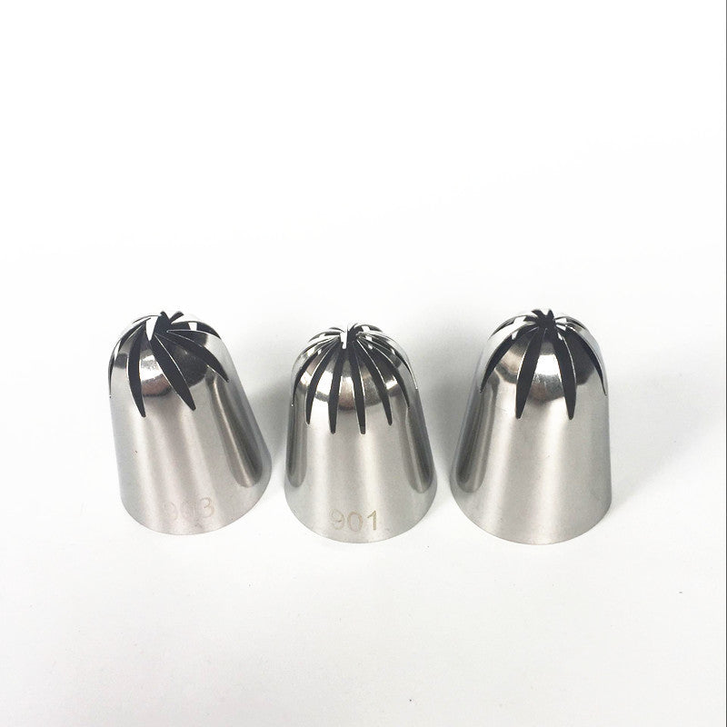 Stainless steel seamless decorating mouth