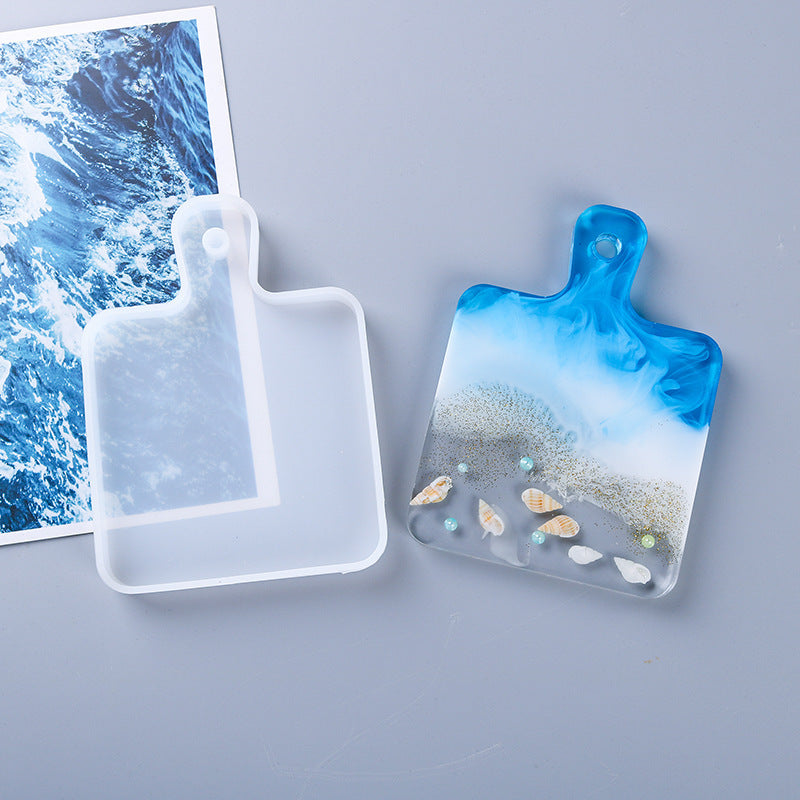 Handle Tray Making Mirror Surface Silicone Table