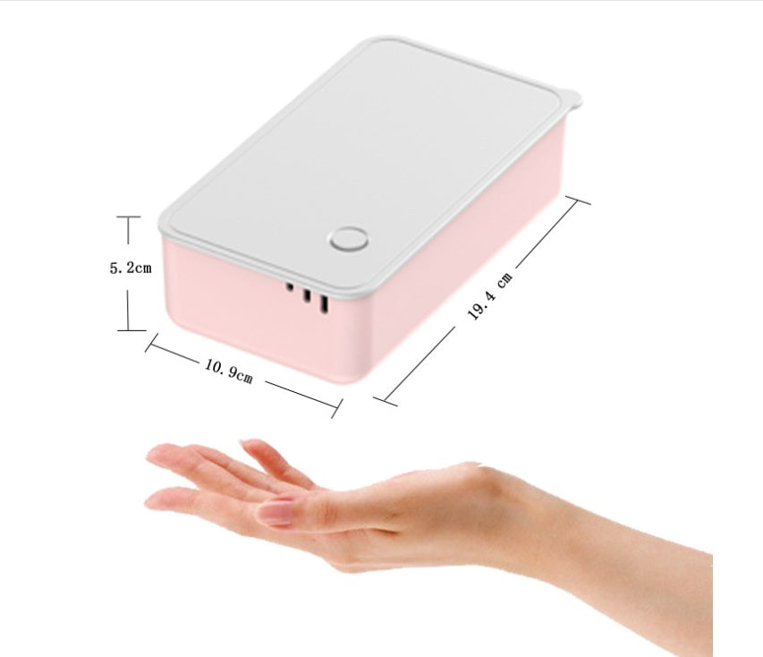Cell phone sterilization box