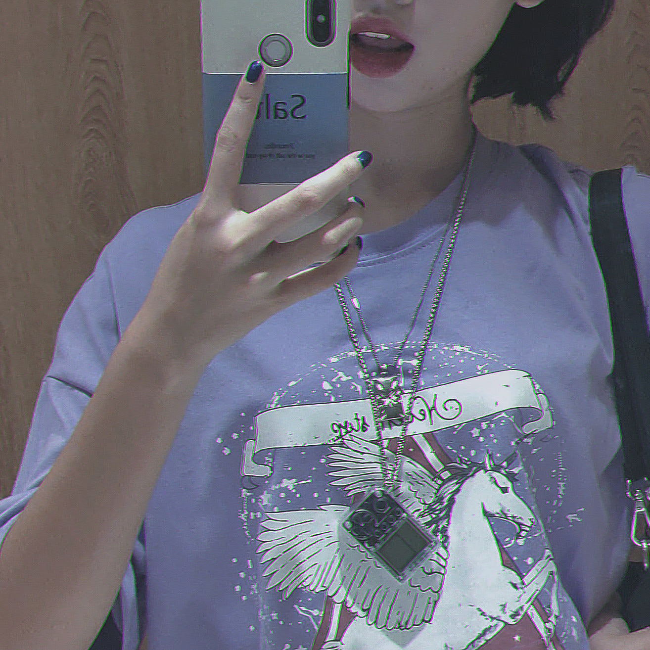 Retro game console necklace