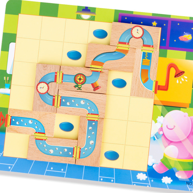 Children's Hippo Bathing Puzzle Board Game