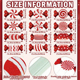 12-piece Christmas Candy Lawn  Courtyard Holiday Garden Decorations