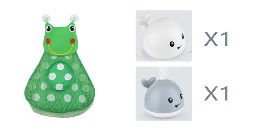New Baby ҳаммом ванна барқ ​​Induction Whale Spray Toy хурд