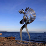 Unique And Magical Metal Rotating Windmill Humanoid Windmill Outdoor Wind Spinner Yard Patio Lawn Garden Decoration