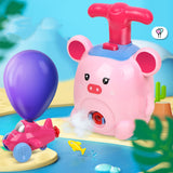 Pneumatic balloon car