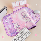 Original Fluffy Rabbit Oversized Mouse Pad Special-shaped Large Table Mat