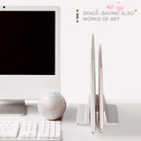 Double storage vertical computer aluminum alloy bracket