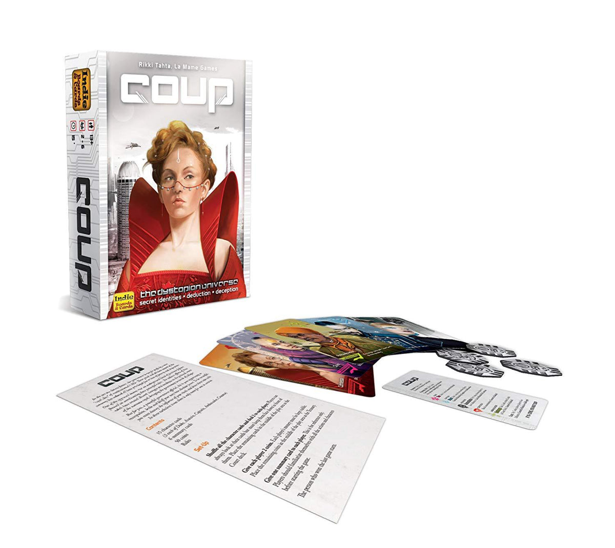 high quality coup game Full English Version for party family board game cards game
