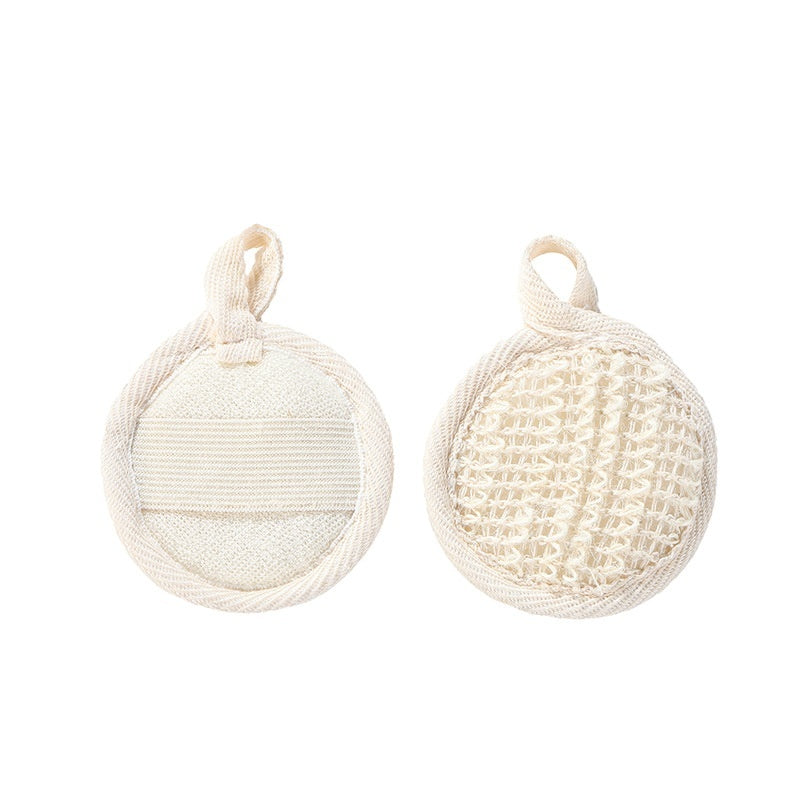 Household Luffa Points Linen Cotton Cleaning Sisal Bath Supplies Face Wiping Towel