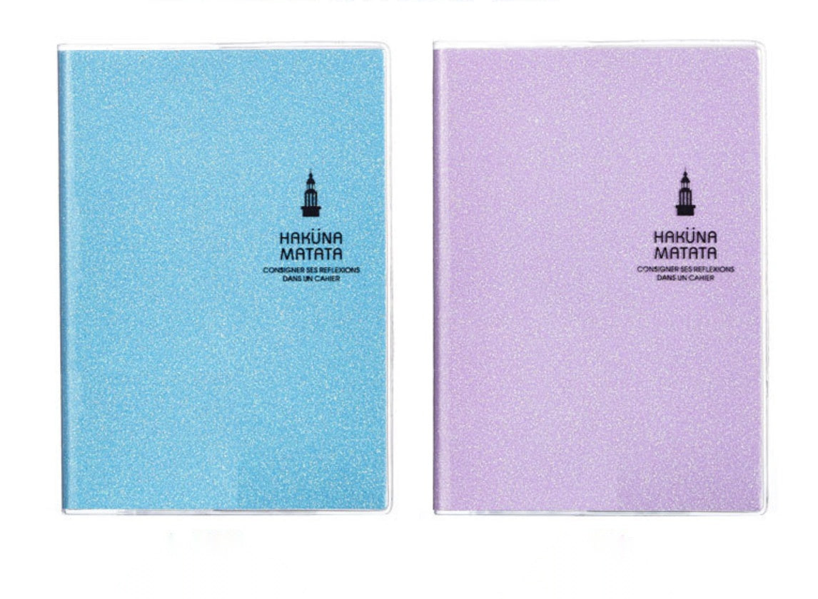 Plastic-Bound Shiny Notepad Stationery