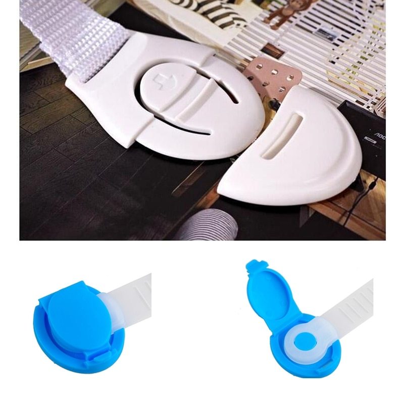 Multifunctional baby anti-pinch child safety drawer lock