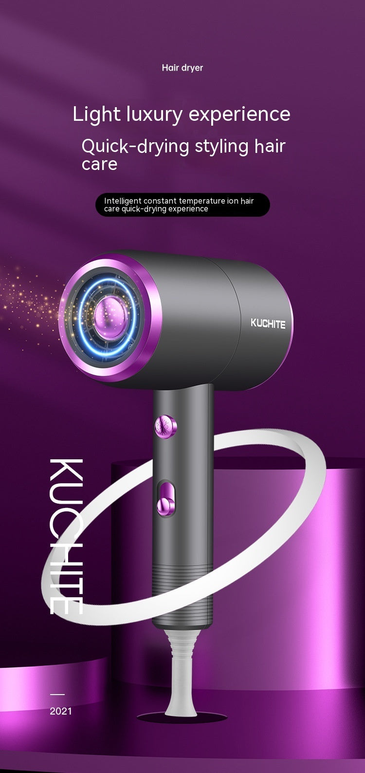 Wind Collection Electric Hair Dryer Home Hair Salon High-power Barber Shop Heating And Cooling Air Hair Dryer