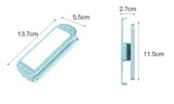 The socket holder is free of perforation and traceless wall-mounted