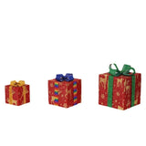 Christmas Gift Box Three-piece Set Gift Decoration