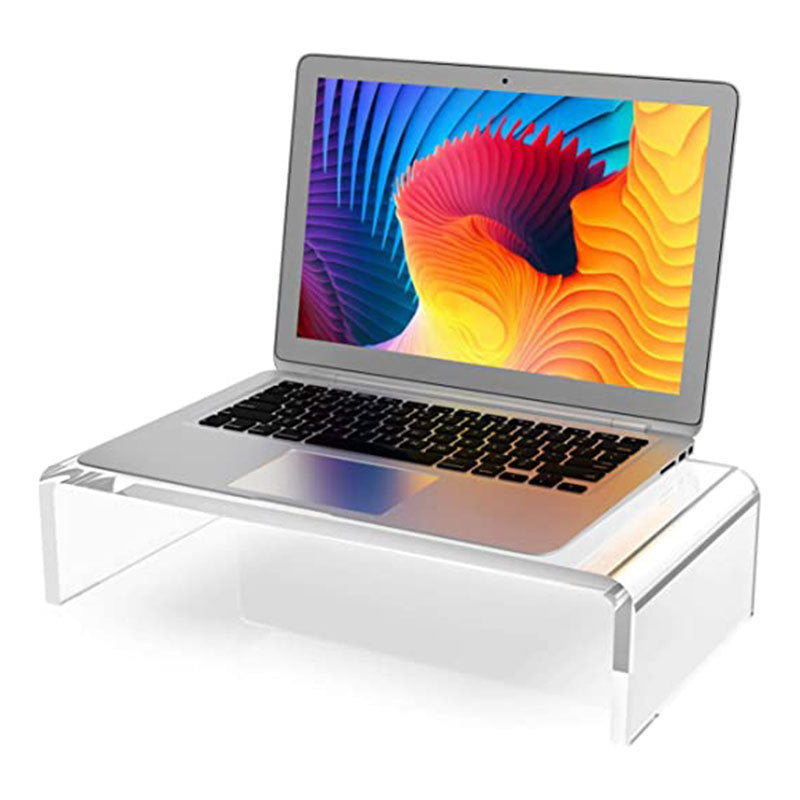 Transparent Acrylic Computer Bracket Simple Desk Storage And Arrangement Shelf Notebook