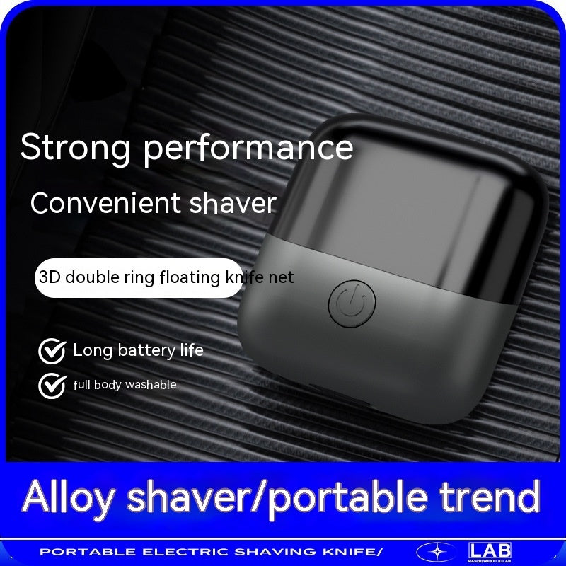Mini Shaver Double-headed Portable USB Charging Waterproof Men's Household