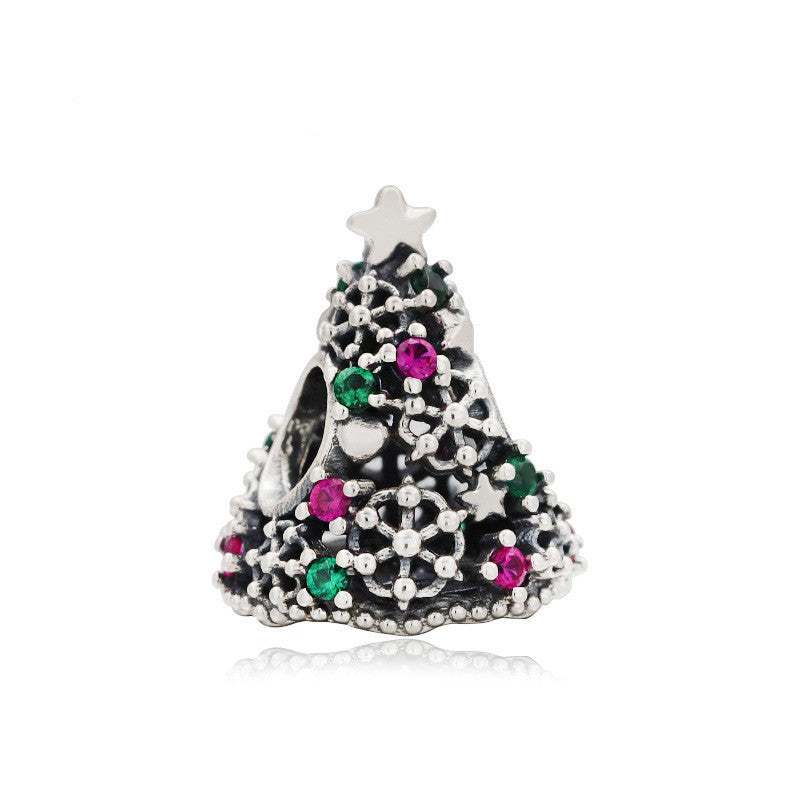 Colorful Christmas tree beading