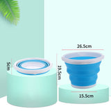Portable Cleaning Housework Outdoor Car Supplies Telescopic Water Bucket