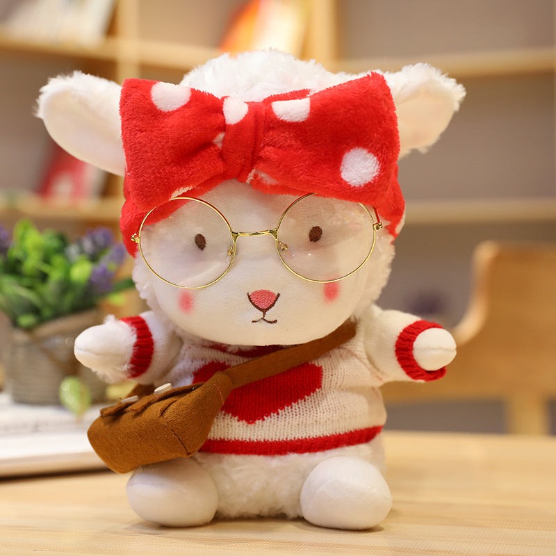 Cute web celebrity baby lamb dolls