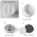 Plastic electronic candle