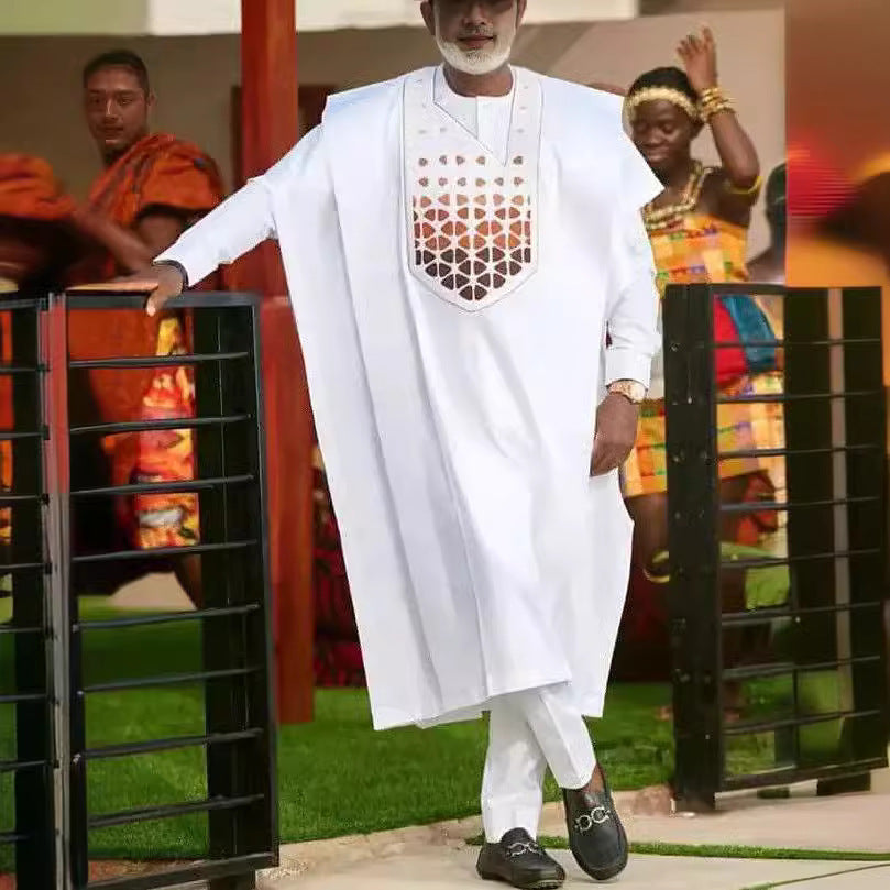 Мужской костюм Африка Этнический принт Досуг