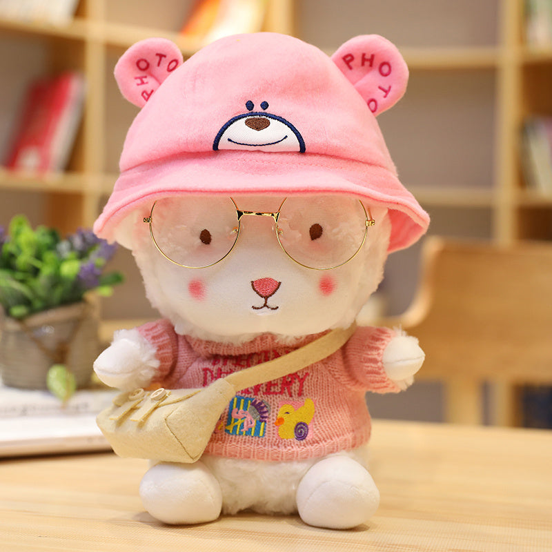 Cute web celebrity baby lamb dolls
