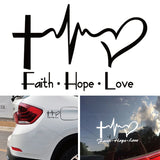 Faith hope love plus Wall Sticker