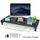 Computer Monitor Heightening Rack Notebook Stand With Adjustable Length