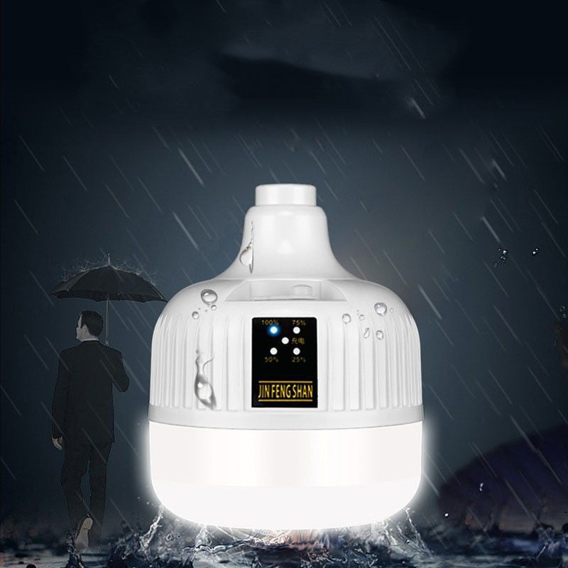 Super Bright Rechargeable Light Bulbs Night Market Stall Household Emergency