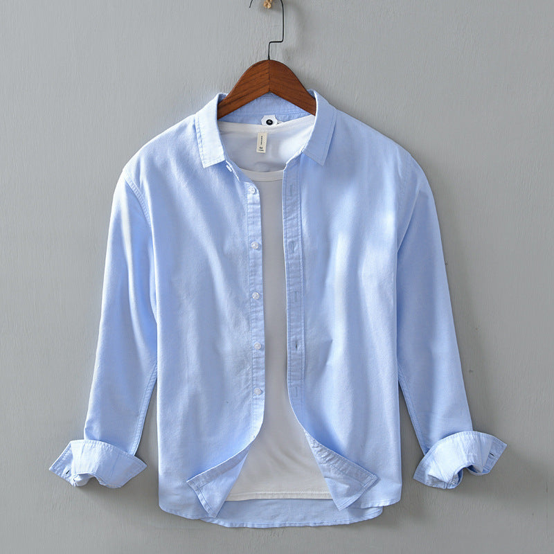 Men's Casual Minimalist Long Sleeve Shirt