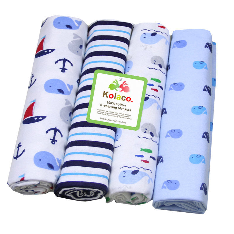76X76PVC Flannel Baby Wrapping Blanket