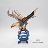 DIY Wooden Three-dimensional Puzzle Construction Animal Ornaments Children's Assembly Insert Toys