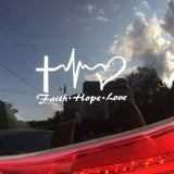 Faith hope love plus Wall Sticker