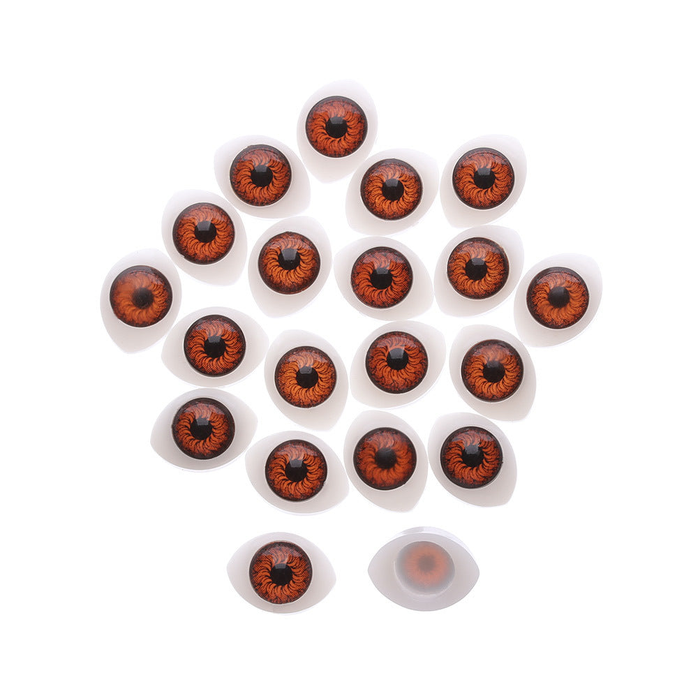 Boat-shaped Resin Eyeballs Toy Dolls DIY Accessories