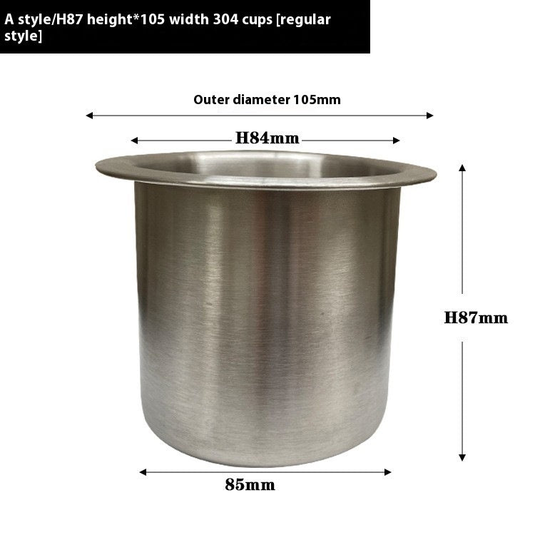 Stainless Steel Cup Saucer RV Modification Accessories