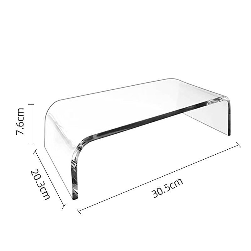 Transparent Acrylic Computer Bracket Simple Desk Storage And Arrangement Shelf Notebook