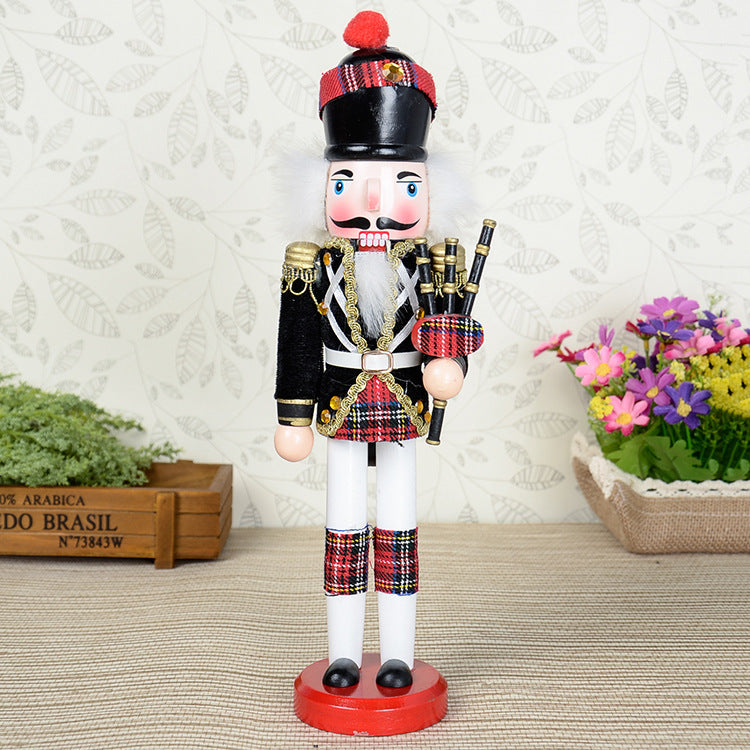 Creative gifts and crafts, handcrafted ornaments, nutcracker set, painted puppets