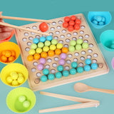 Clip bead puzzle game
