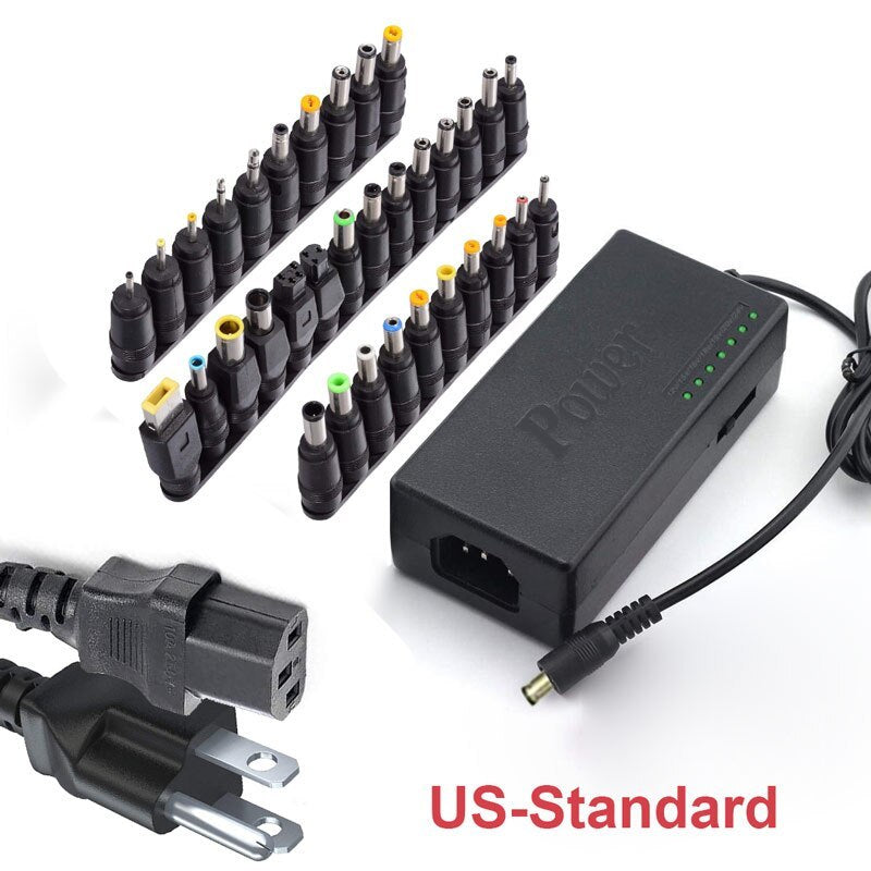 96w 12V24V адаптери универсалии танзимшавандаи барқ
