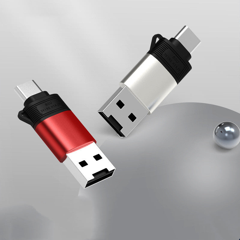 Multi-functional Card Reader Two-in-one Type-C Mobile Phone Adapter